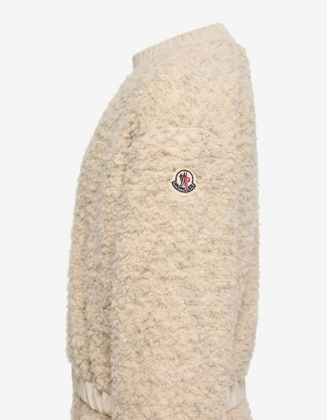 Moncler Enfant Girls Teddy Fleece Trouser Set in Beige