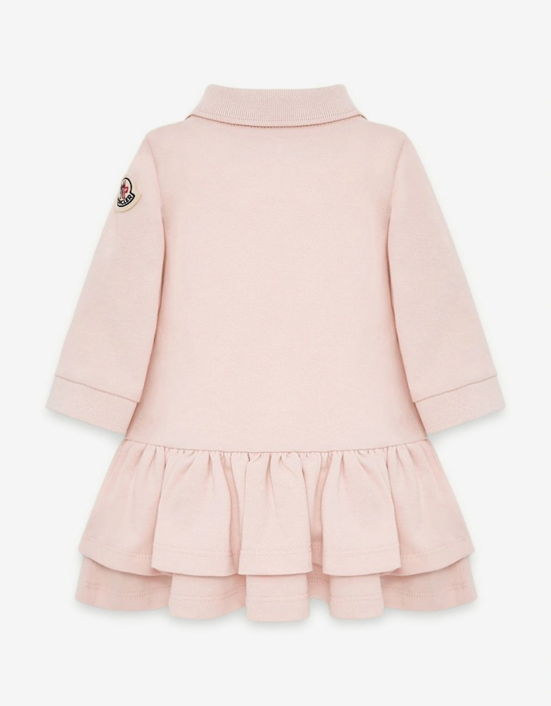 Moncler Enfant Baby Girls Ruffle Polo Dress in Pink