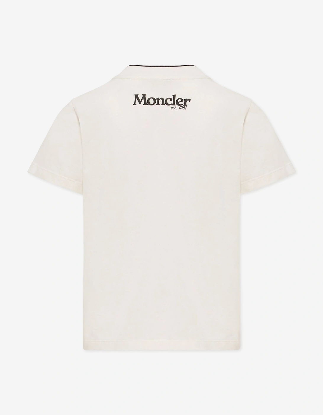 Moncler Enfant Boys Logo T-Shirt in White
