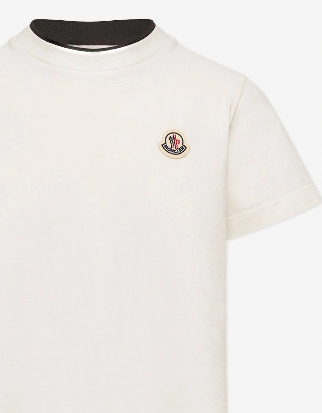 Moncler Enfant Boys Logo T-Shirt in White