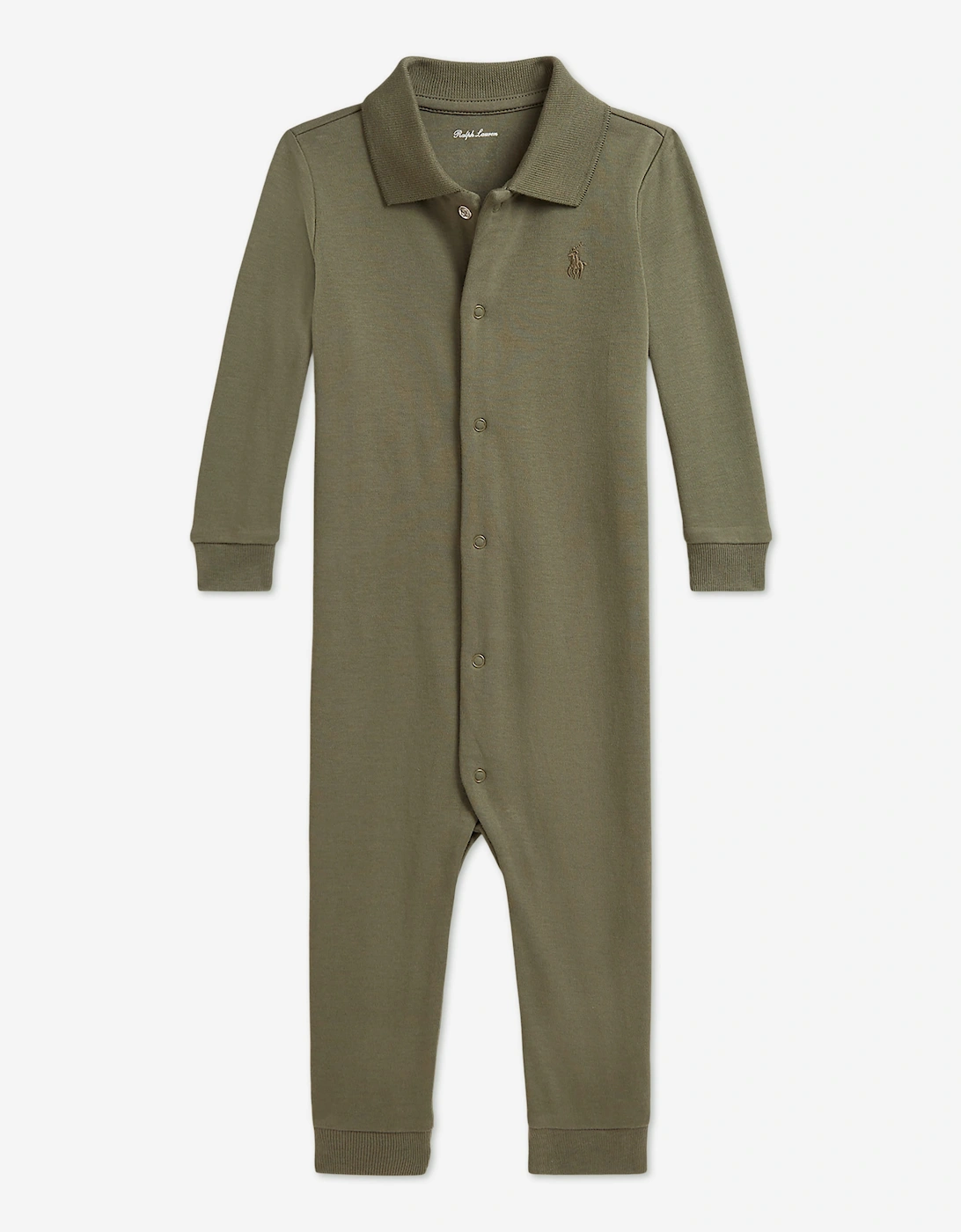 Ralph Lauren Baby Boys Polo Romper in Green