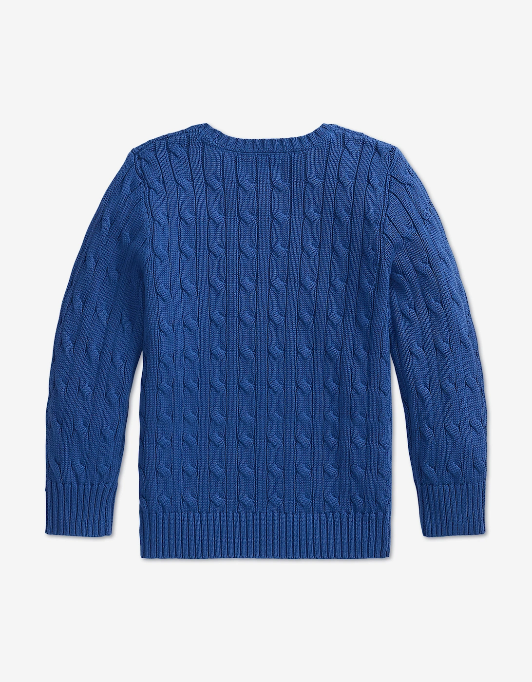 Ralph Lauren Boys Cable Knit Jumper in Blue