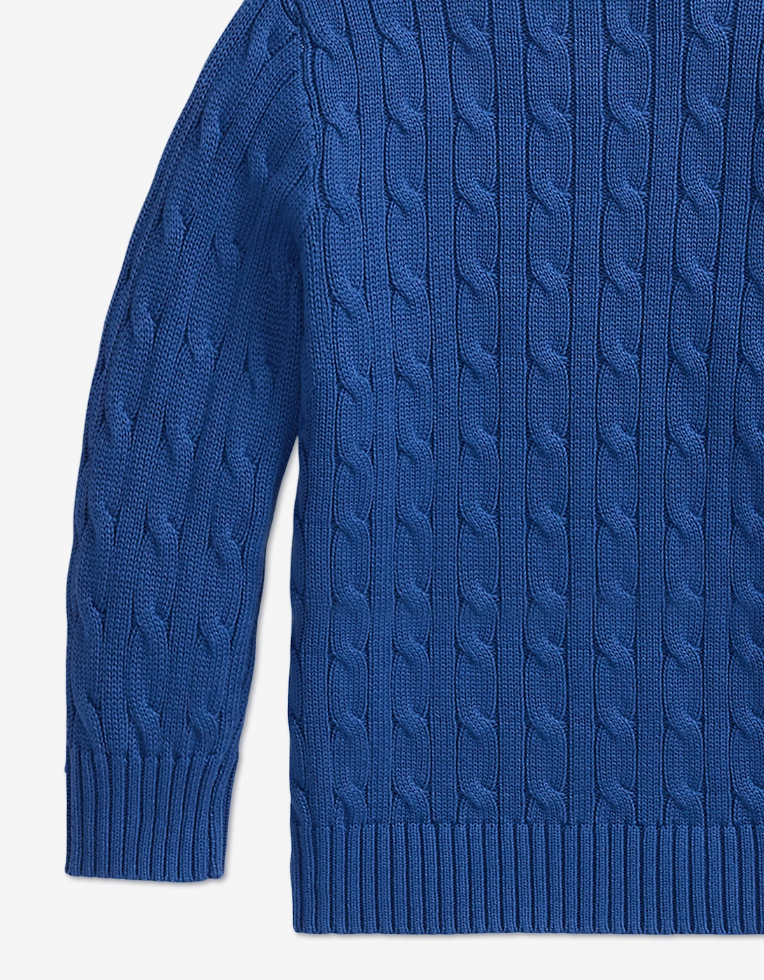 Ralph Lauren Boys Cable Knit Jumper in Blue