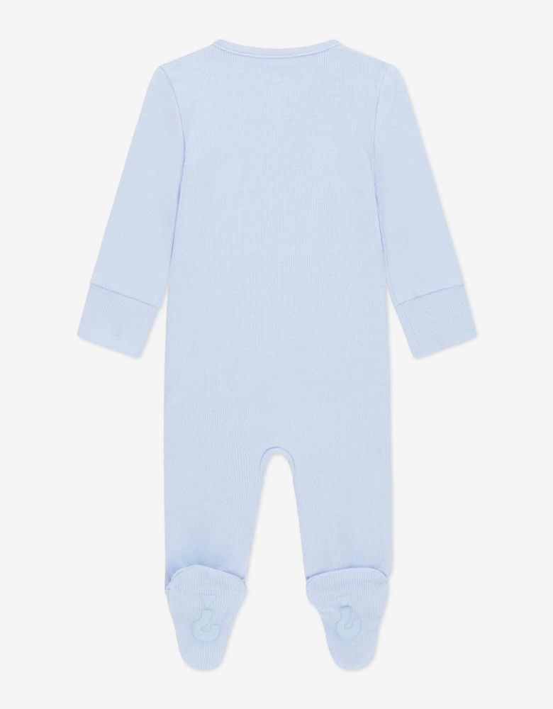 Guess Baby Boys Teddy Bear Babygrow Gift Set in Blue