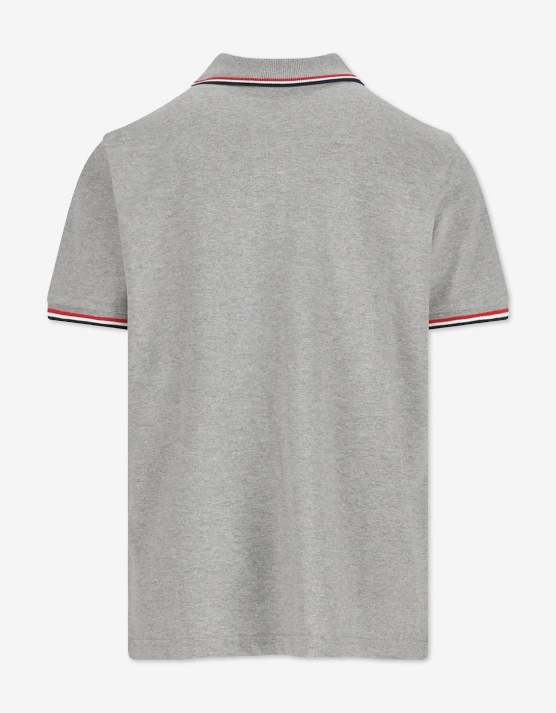 Moncler Enfant Boys Logo Polo Shirt in Grey