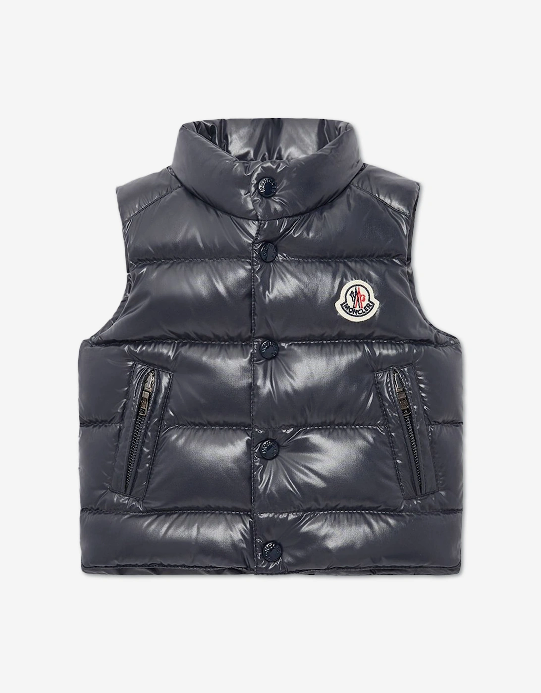 Moncler Enfant Baby Boys Down Padded Bernard Gilet in Navy