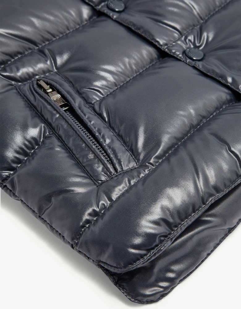Moncler Enfant Baby Boys Down Padded Bernard Gilet in Navy