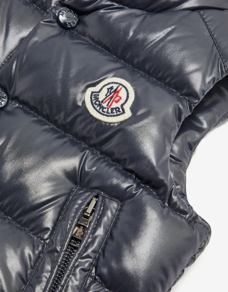 Moncler Enfant Baby Boys Down Padded Bernard Gilet in Navy