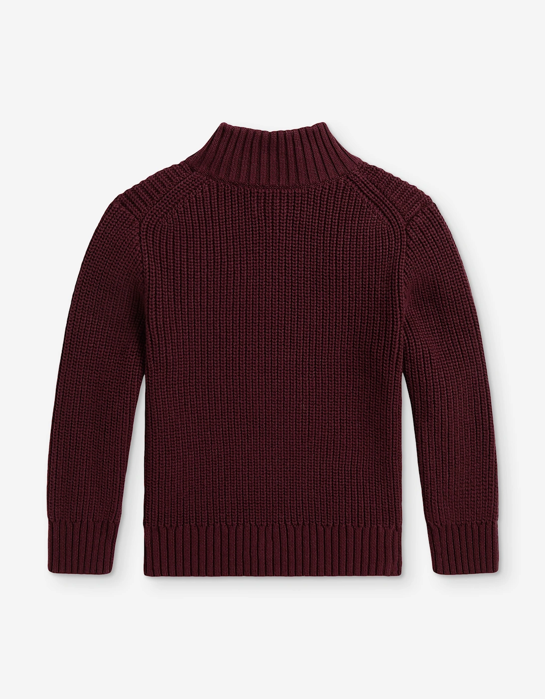 Ralph Lauren Boys Half Zip Jumper in Red