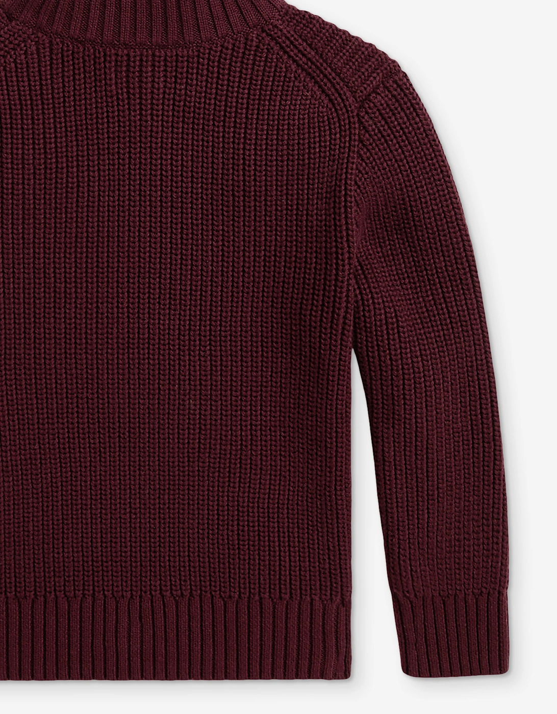 Ralph Lauren Boys Half Zip Jumper in Red