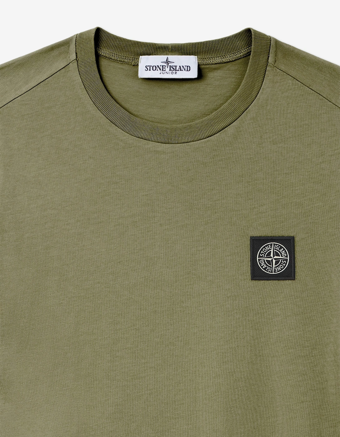 Stone Island Boys 30/1 Cotton Jersey T-Shirt in Green