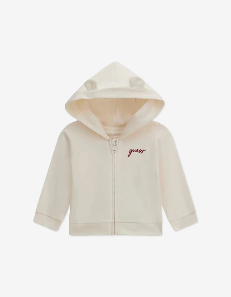 Guess Baby 3 Piece Tracksuit Set in Ivory