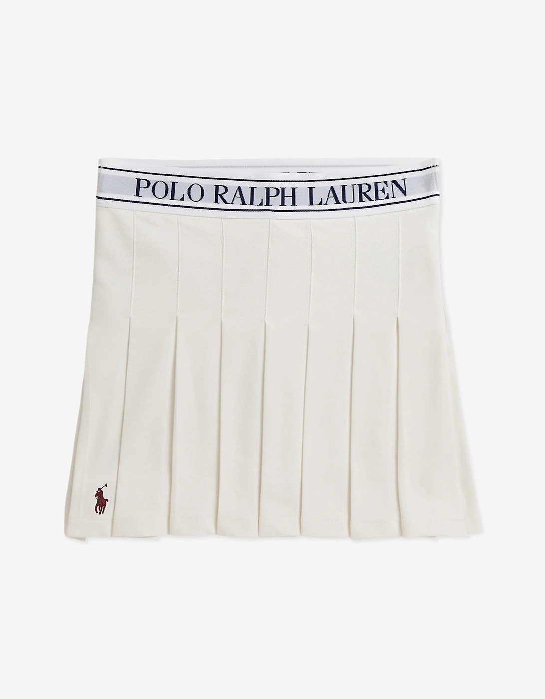 Ralph Lauren Girls Cotton Skirt Set in Ivory