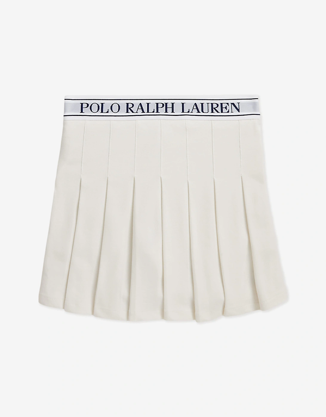 Ralph Lauren Girls Cotton Skirt Set in Ivory