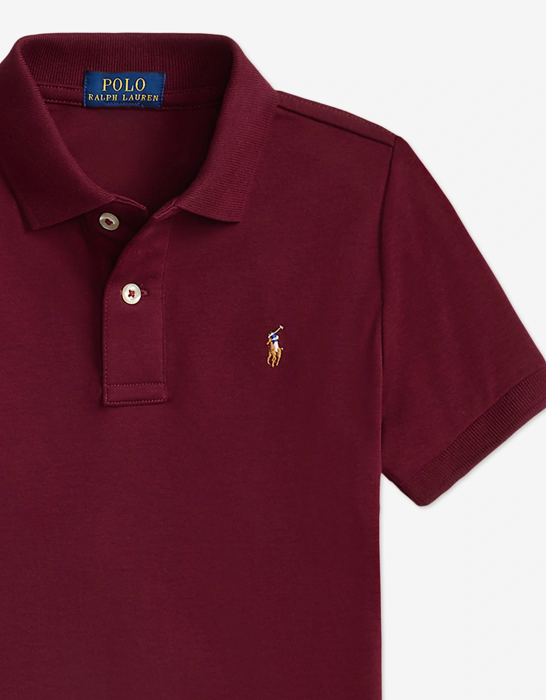 Ralph Lauren Boys Logo Polo Shirt in Red