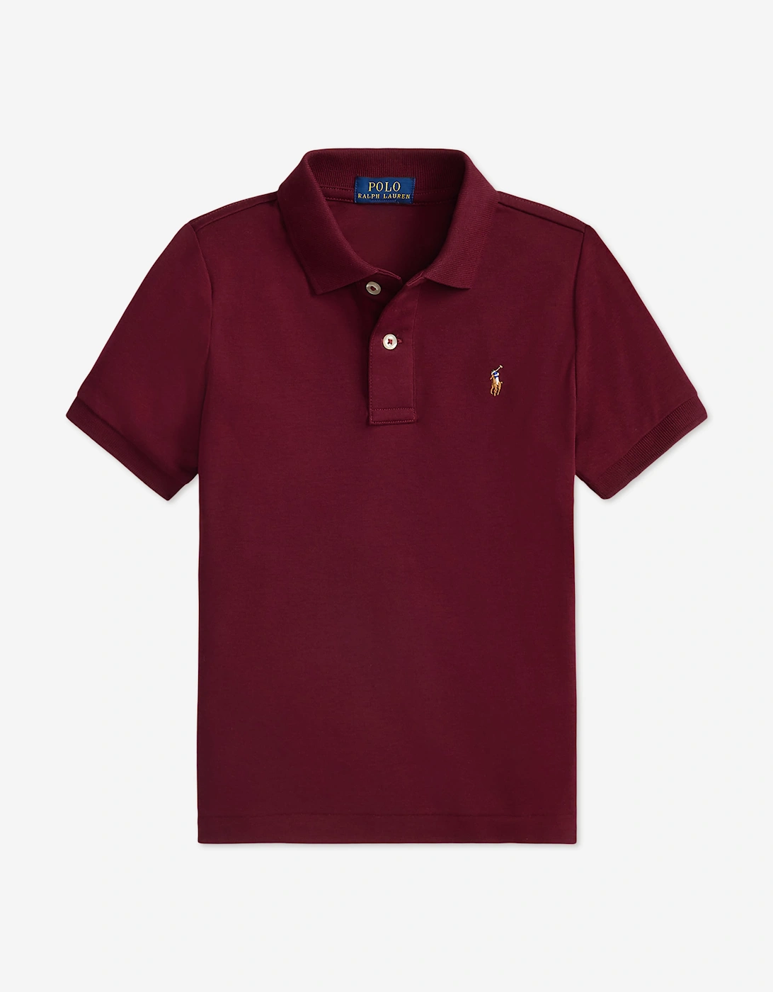 Ralph Lauren Boys Logo Polo Shirt in Red