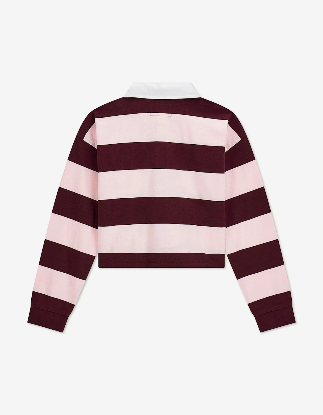 Guess Girls Midi Knit Polo Shirt in Red
