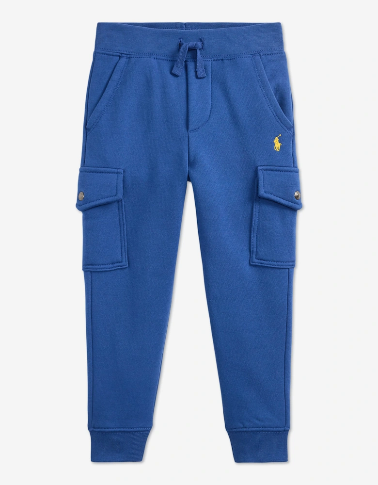 Ralph Lauren Boys Cargo Joggers in Blue