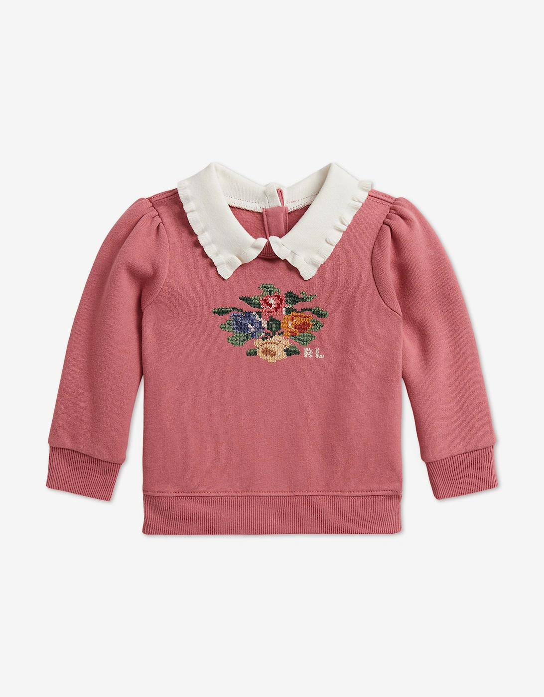 Ralph Lauren Baby Girls Skirt Set in Pink