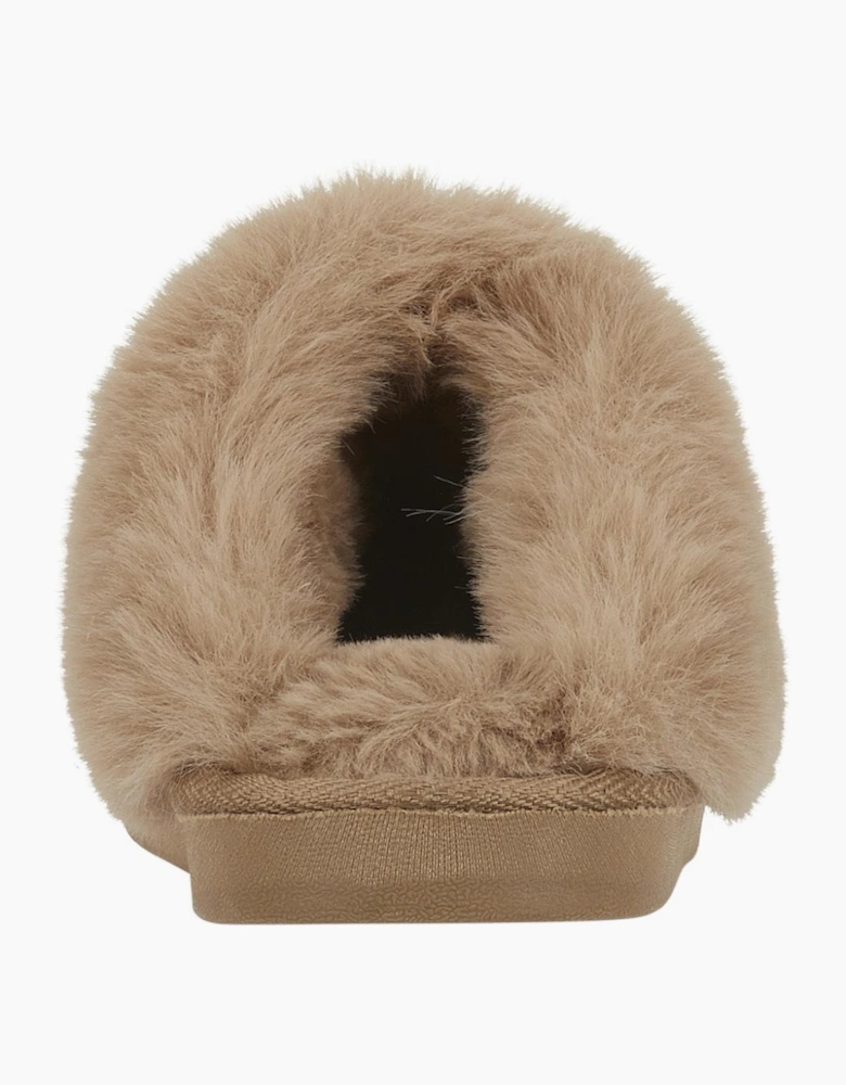 Jo & Joe MILA Womens Mule Slippers Chestnut Leopard