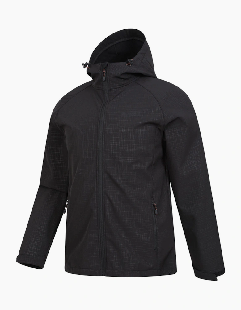 Mountain Warehouse Mens Exodus Showerproof Soft Shell Jacket