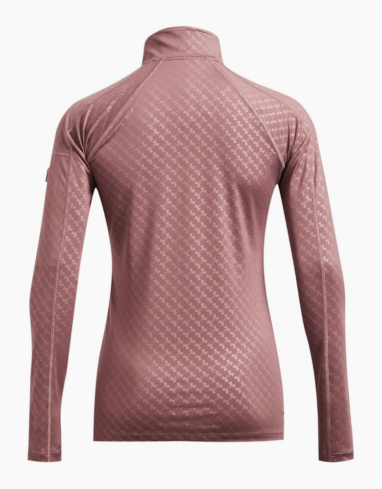 Emboss Half Zip Slim Fit Tracksuit Top