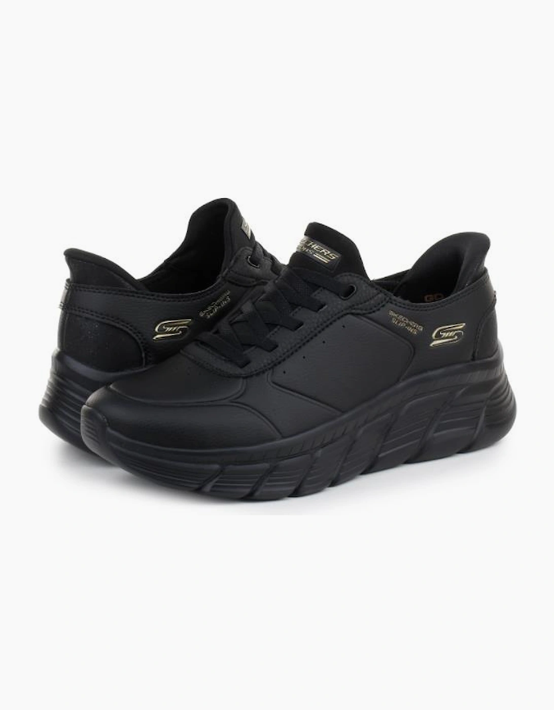 Women's Skechers Bobs B Flex Hi-Workday 117394 In Black - Size, 4