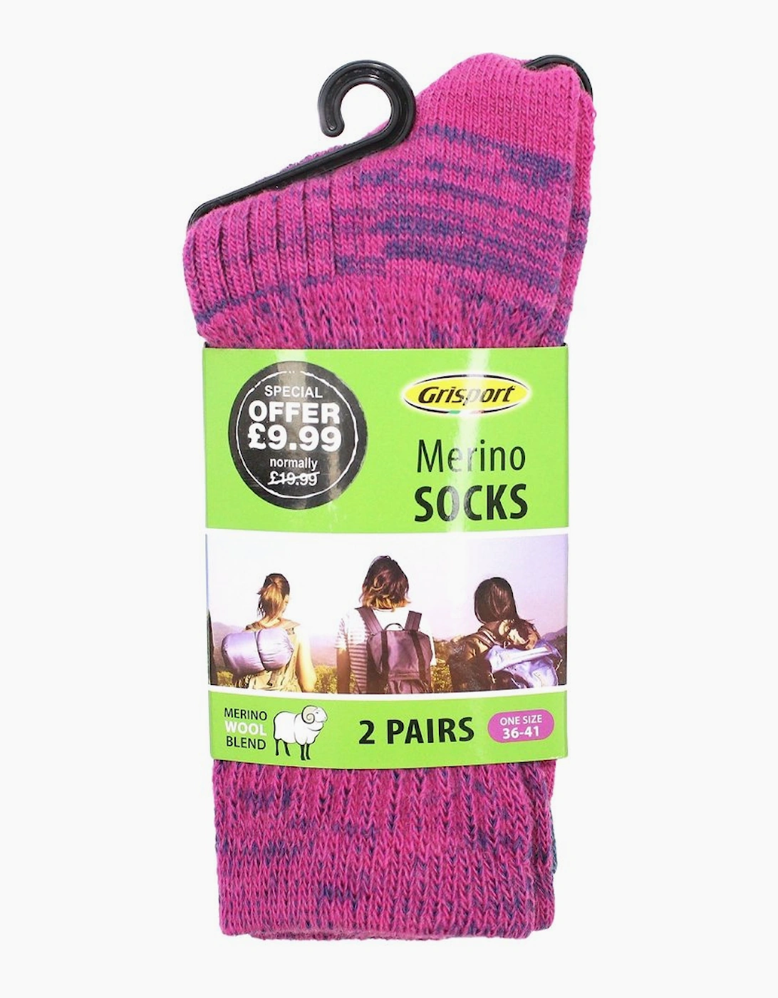 Merino Wool 2 Pack Womens Socks
