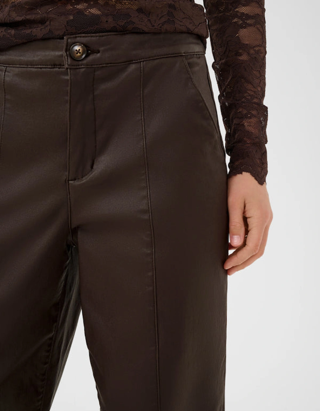 Winni Ankle Pant Chocolate Brown