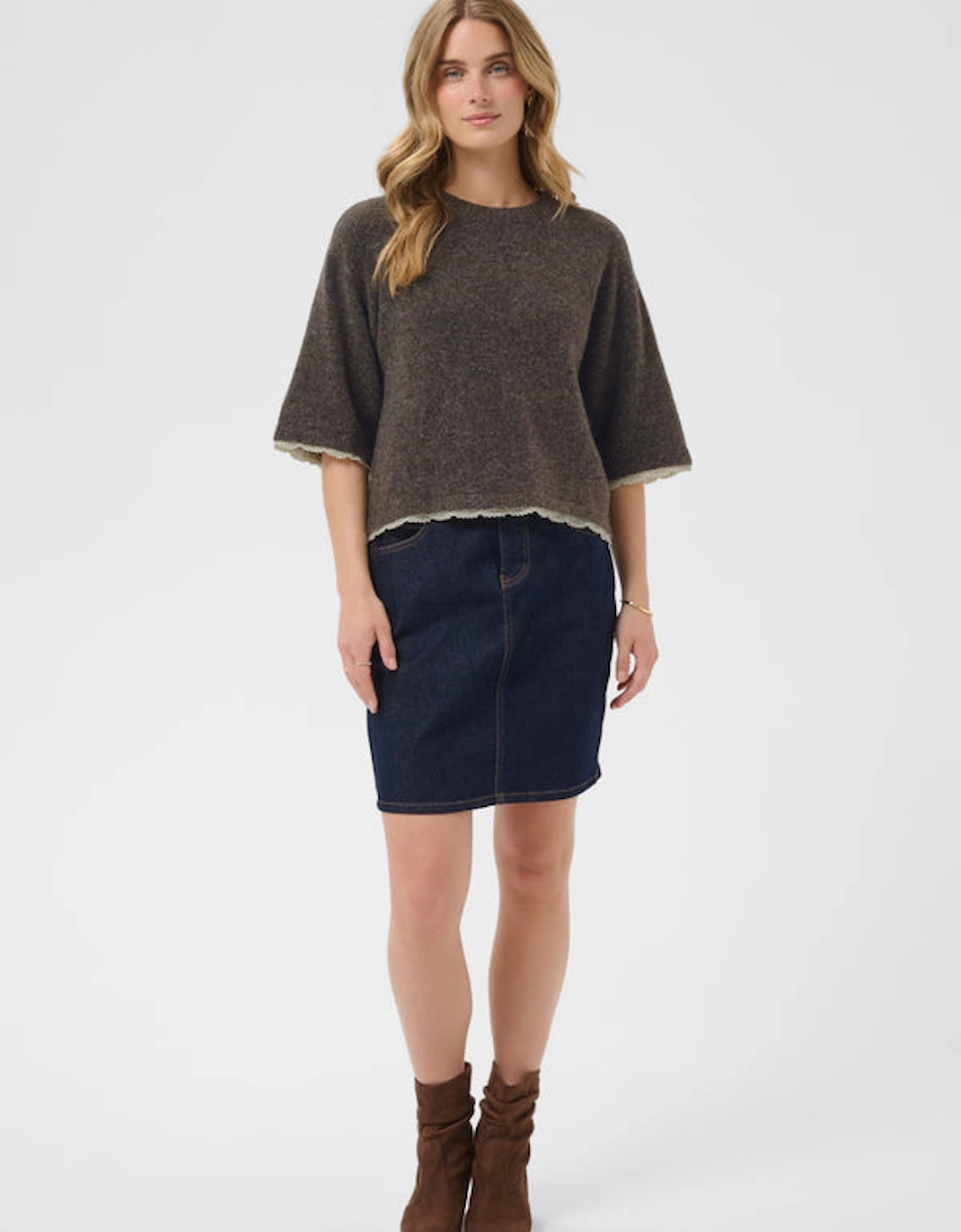 Kibana Knit Pullover Chocolate Brown