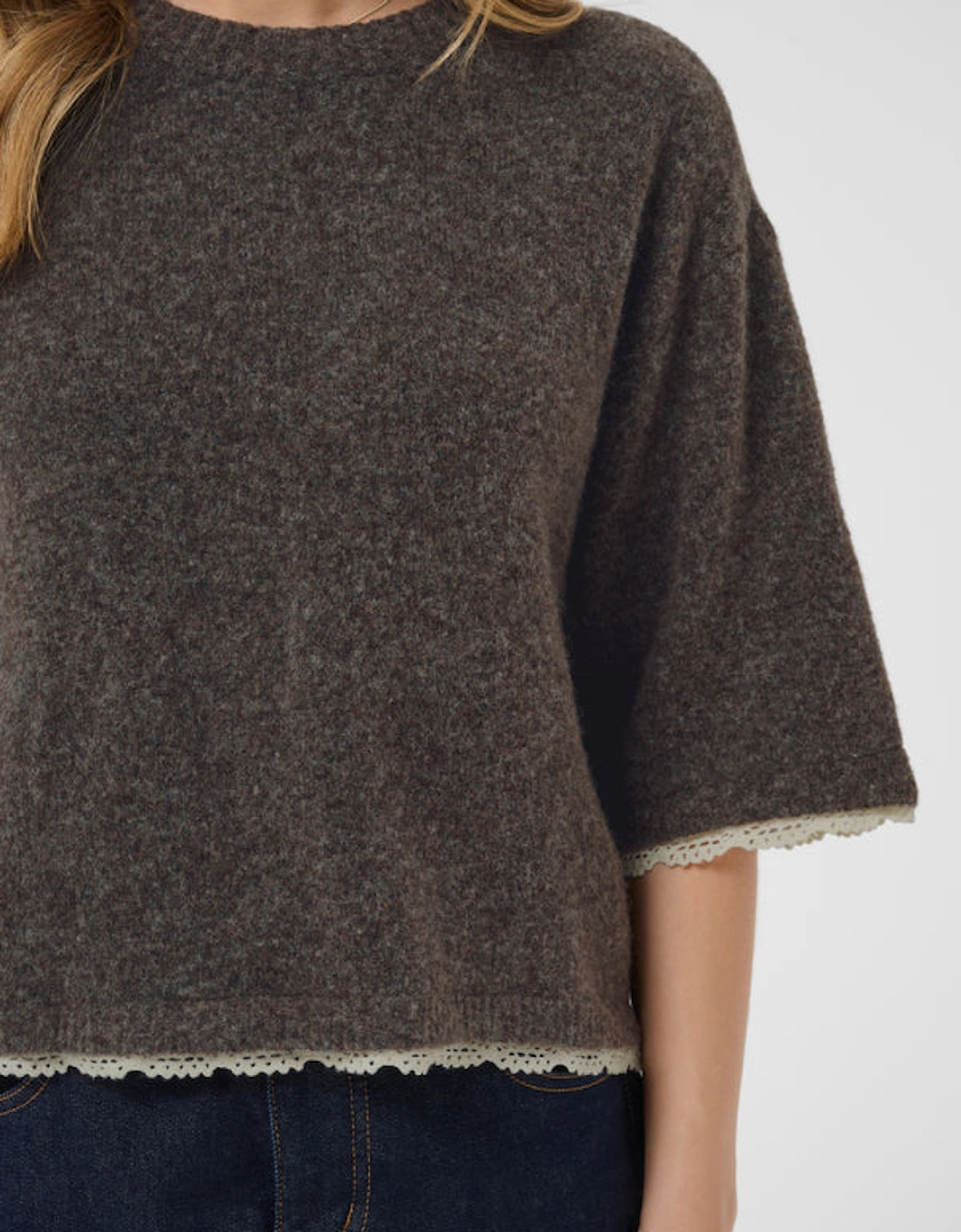 Kibana Knit Pullover Chocolate Brown