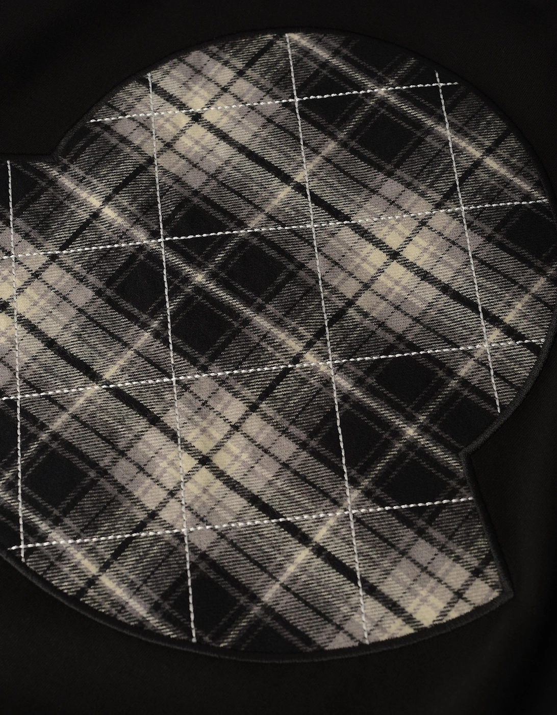 Checkered Archive Logo Ls T-Shirt Black