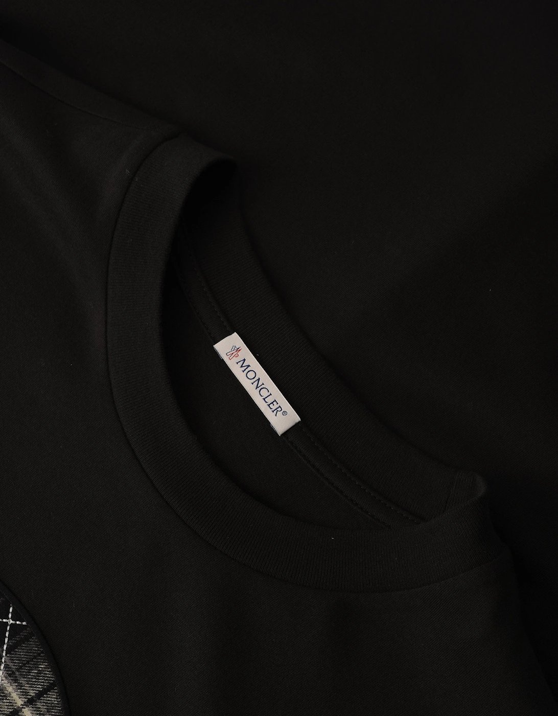Checkered Archive Logo Ls T-Shirt Black