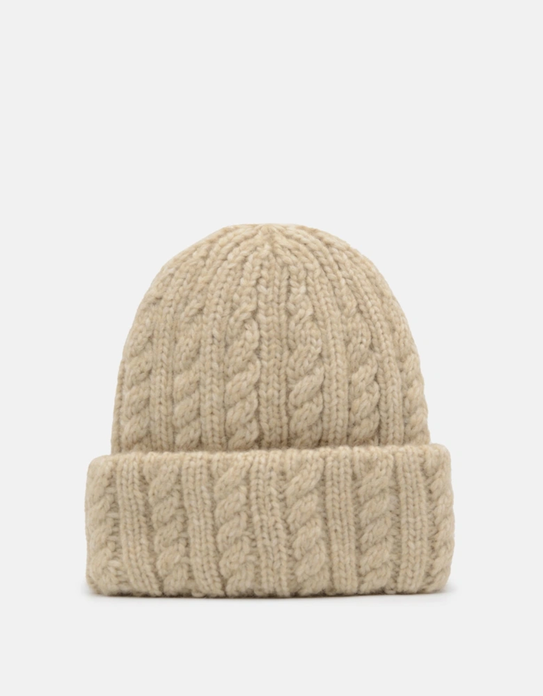 Womens Archive Logo Hat Beige