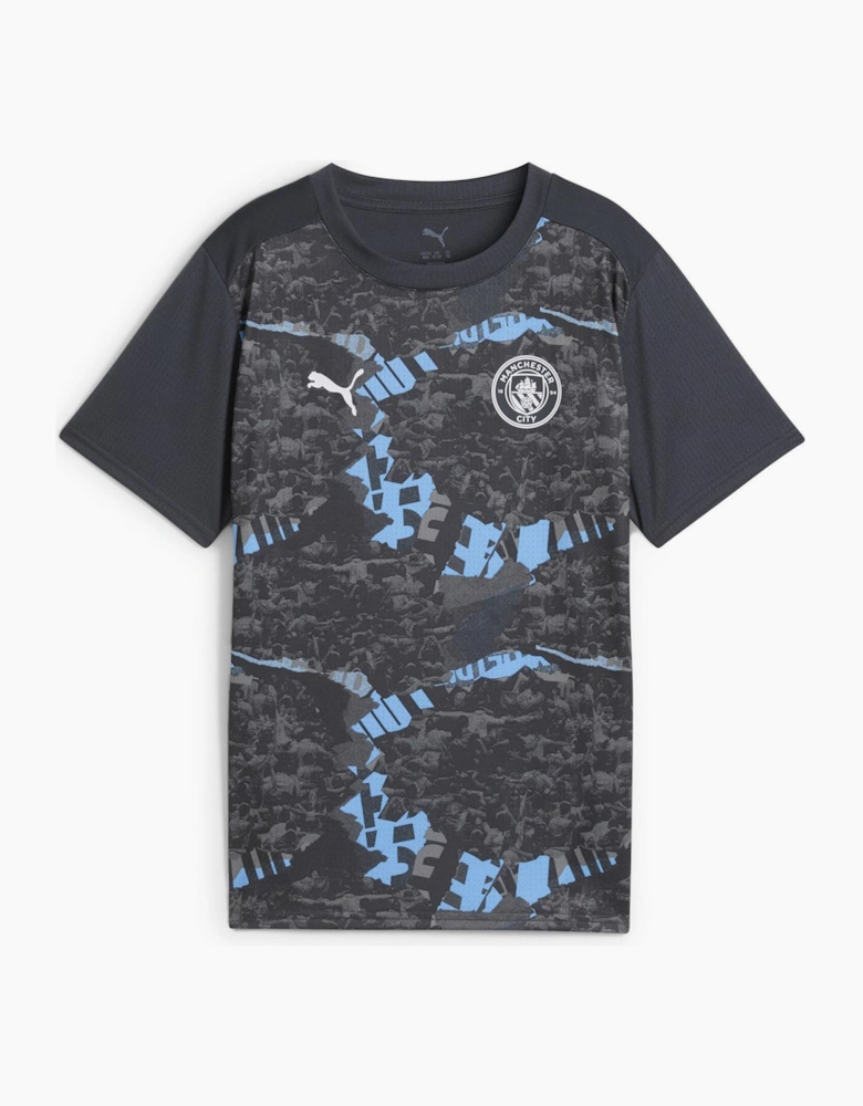 Manchester City Pre Match Shirt 2024 2025 Juniors