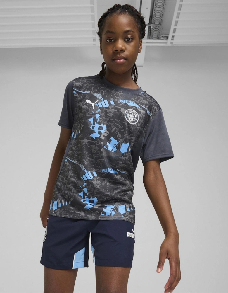Manchester City Pre Match Shirt 2024 2025 Juniors