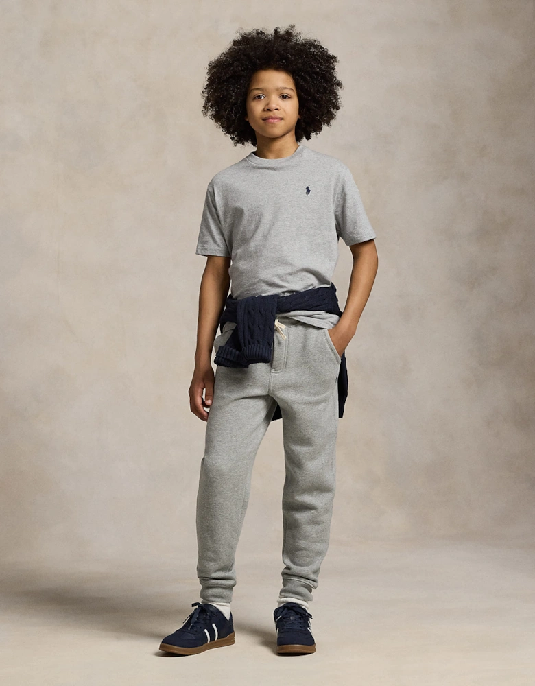 Ralph Lauren Boys Logo Joggers in Grey