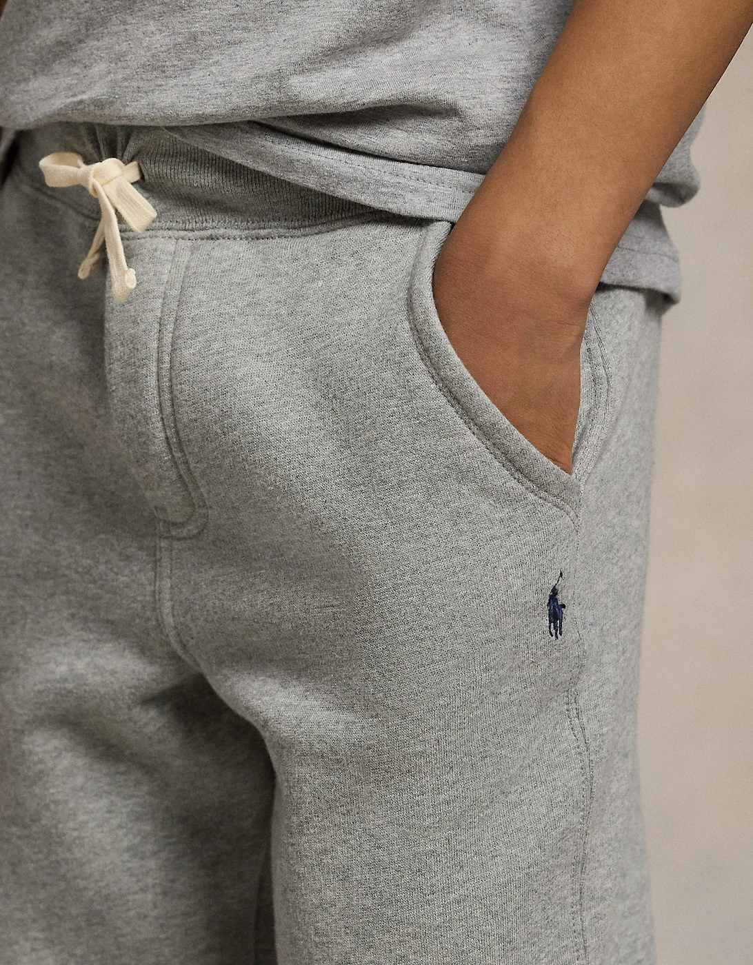 Ralph Lauren Boys Logo Joggers in Grey