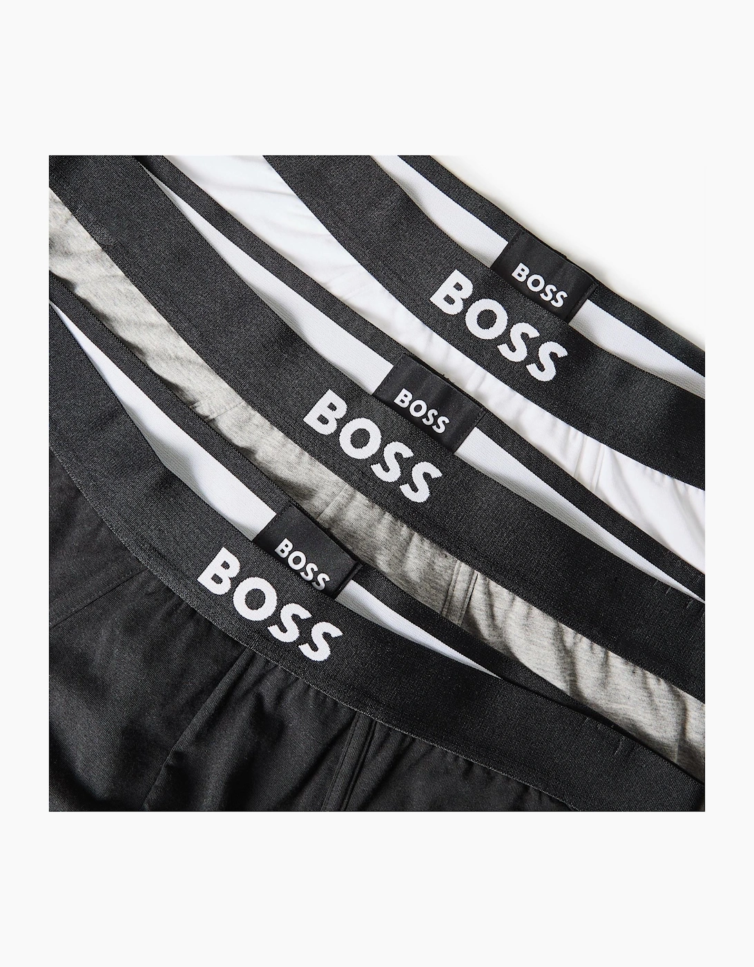 Boss Hugo Boss Men's Pack Of Logo Waistband Briefs - Black