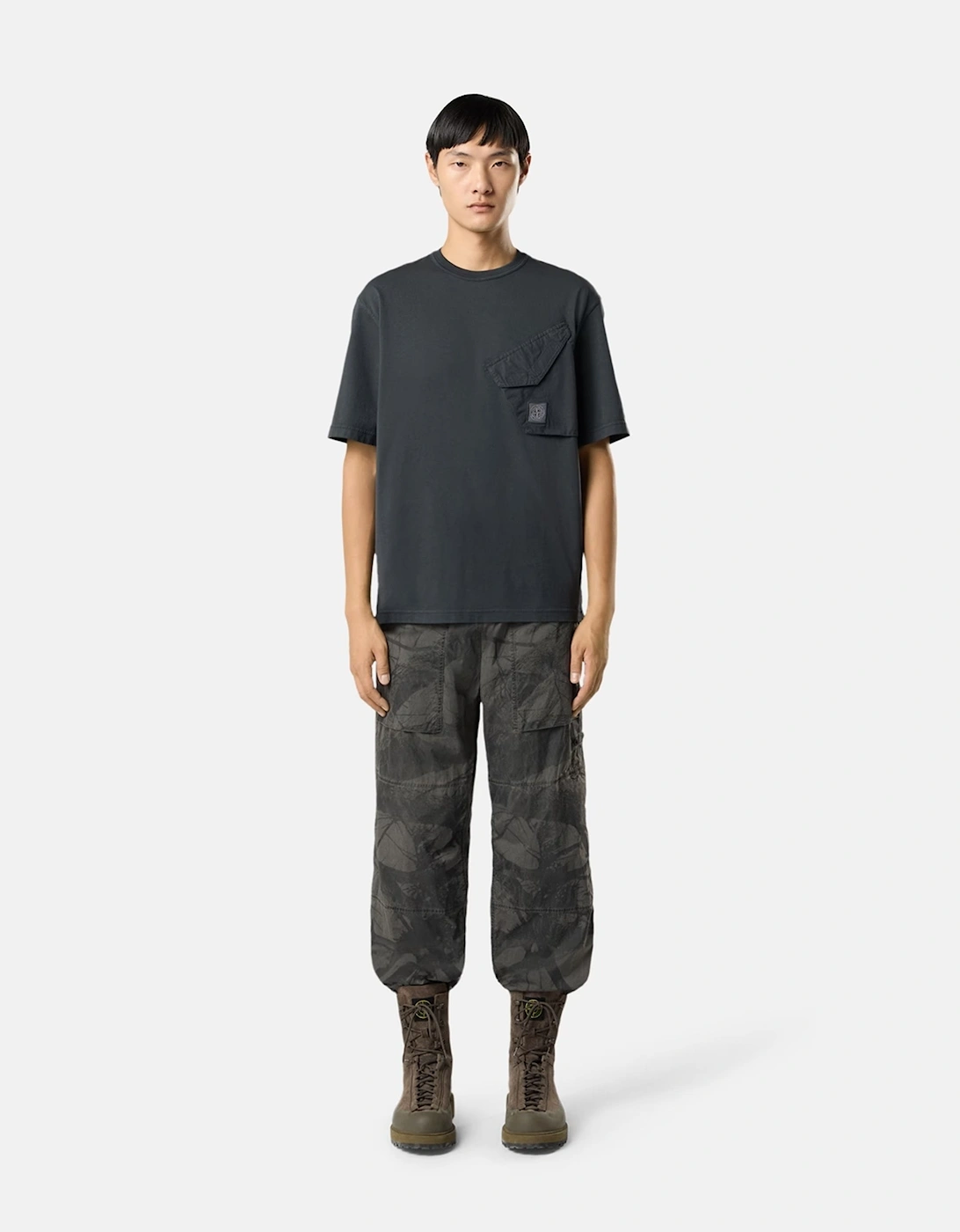 Slant Pocket 2100008 T-Shirt Grey