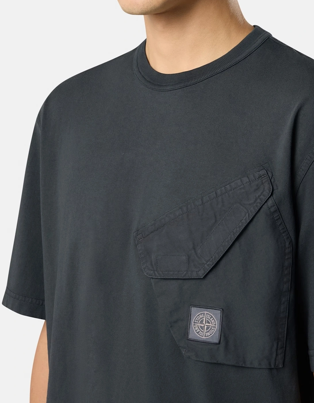 Slant Pocket 2100008 T-Shirt Grey