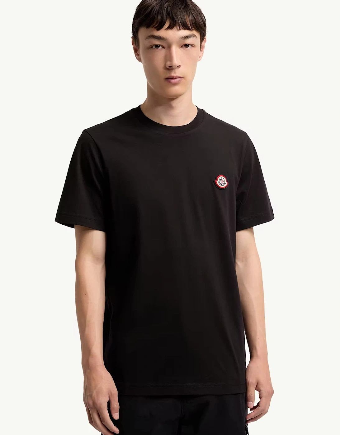 Branded Cotton T Shirt Black