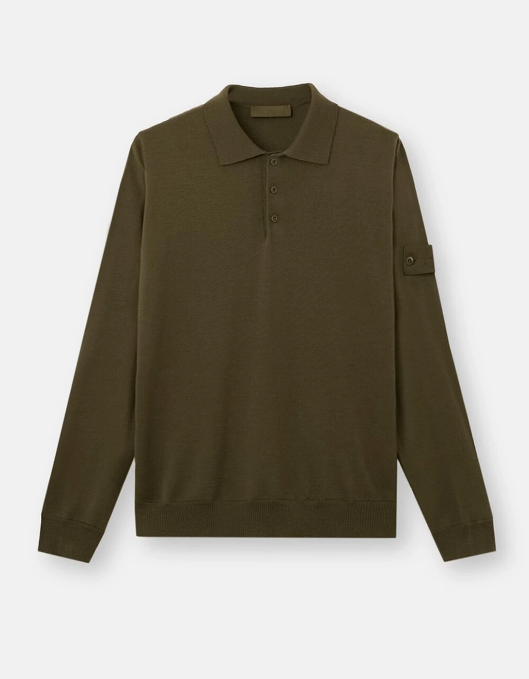 Ghost 5100076 Knitted Polo Green