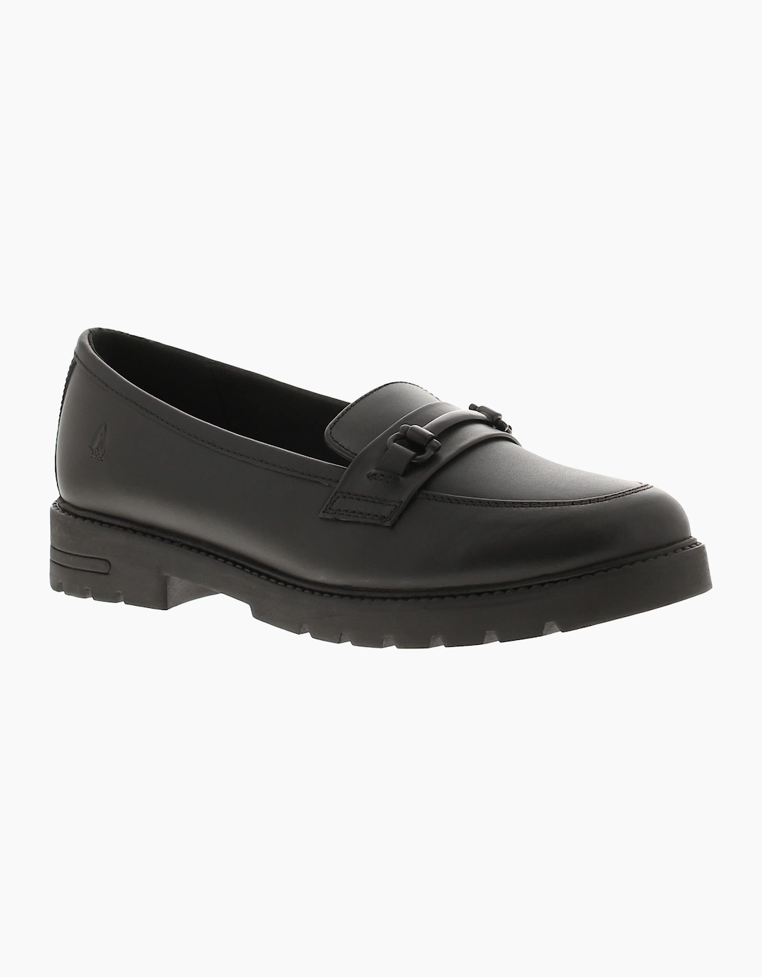 Hush Puppies Girls School Shoes Hazel Leather black UK Size