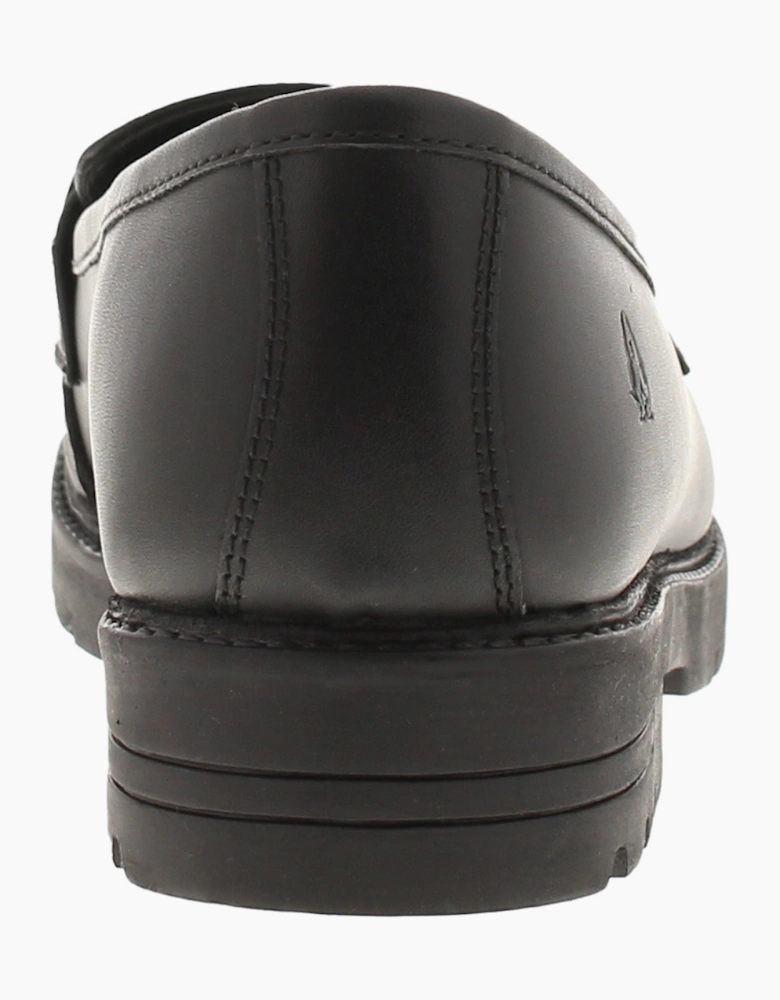 Hush Puppies Girls School Shoes Hazel Leather black UK Size