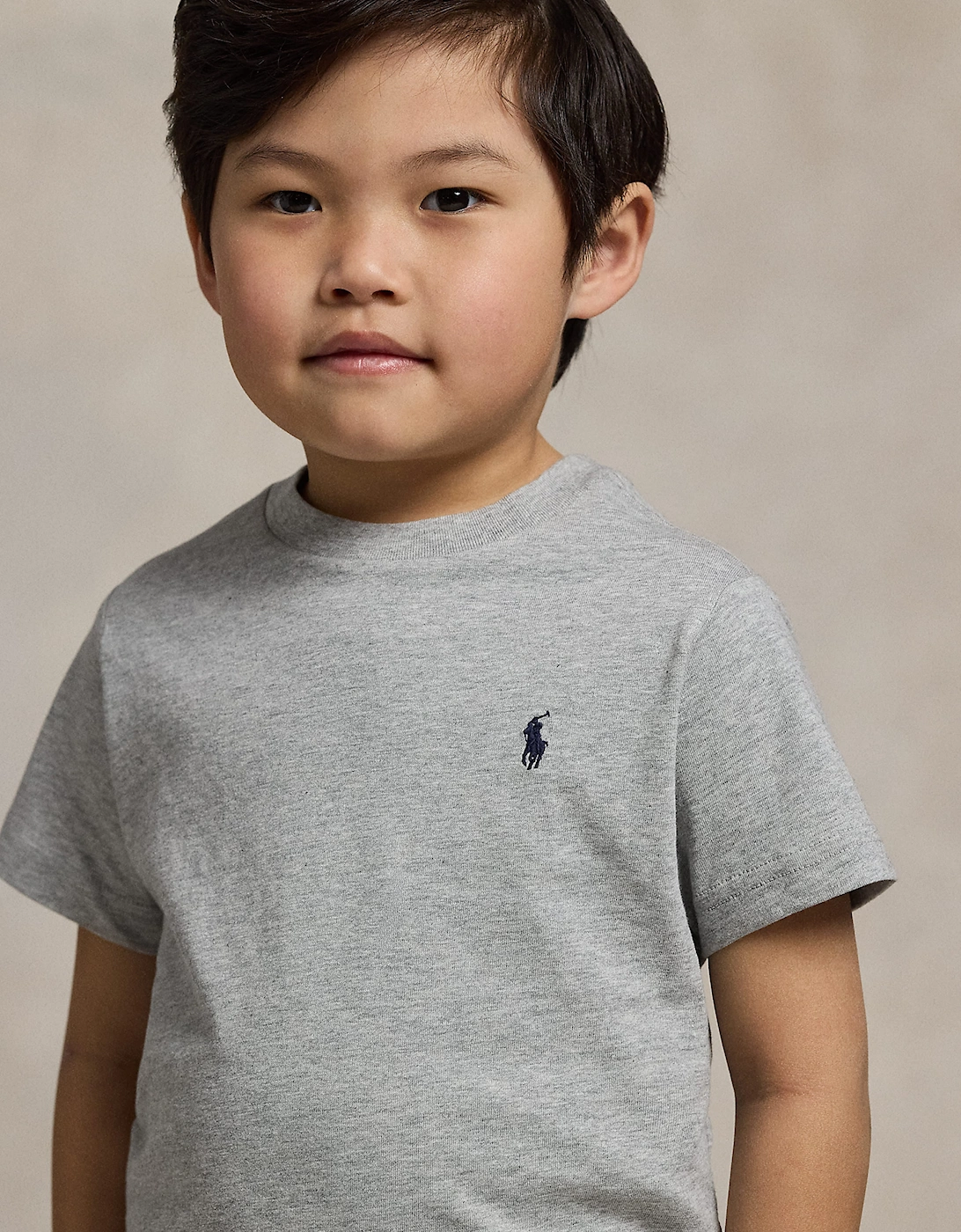 Ralph Lauren Boys Logo T-Shirt in Grey