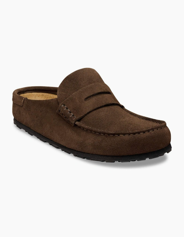 Birkenstock Naples Suede Carafe Regular Clogs
