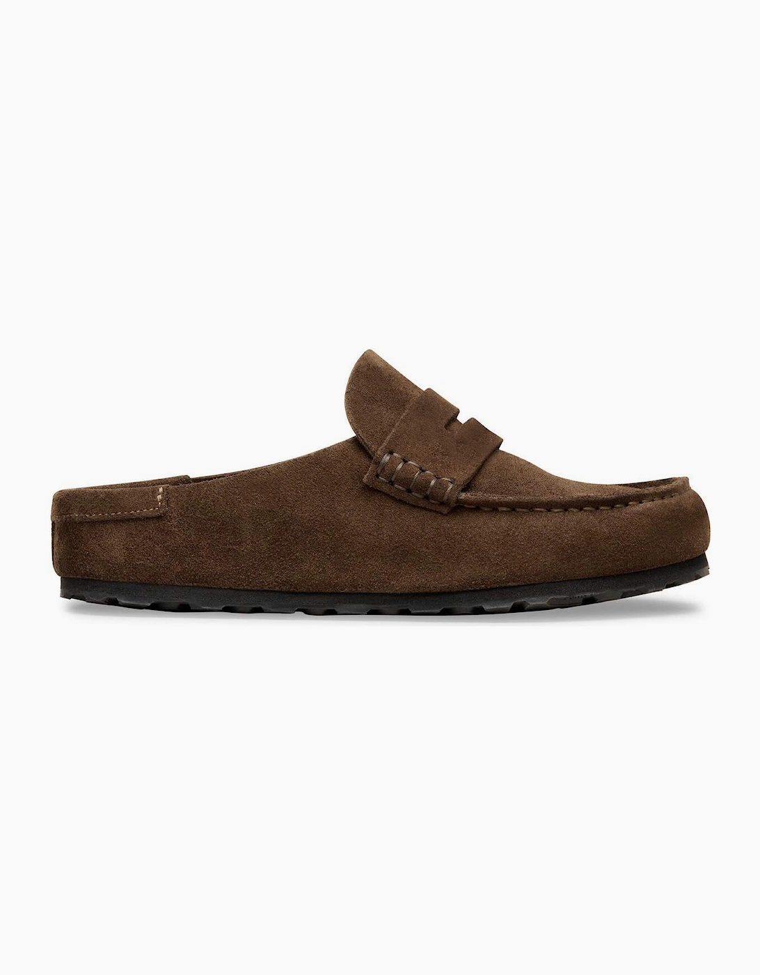 Birkenstock Naples Suede Carafe Regular Clogs