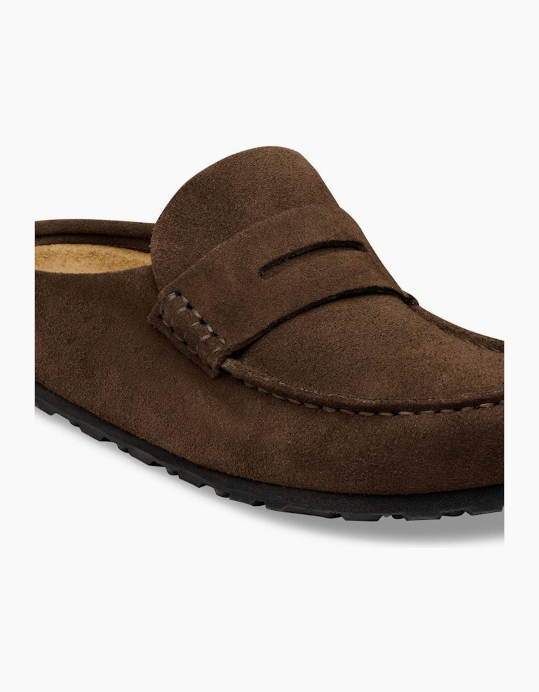 Birkenstock Naples Suede Carafe Regular Clogs