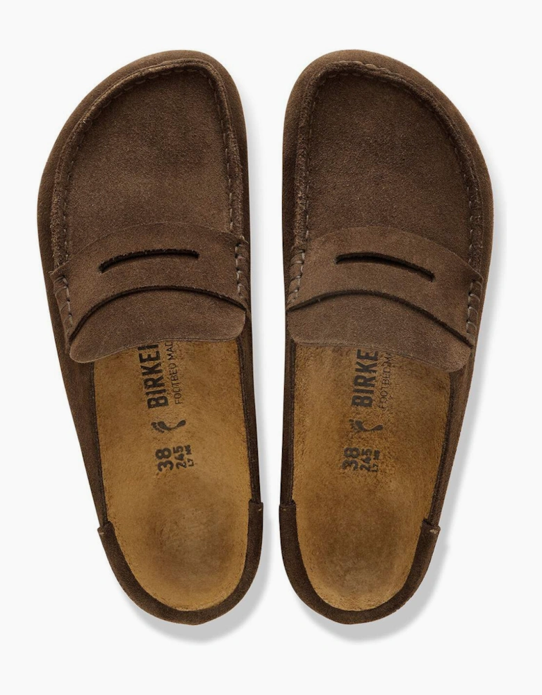 Birkenstock Naples Suede Carafe Regular Clogs